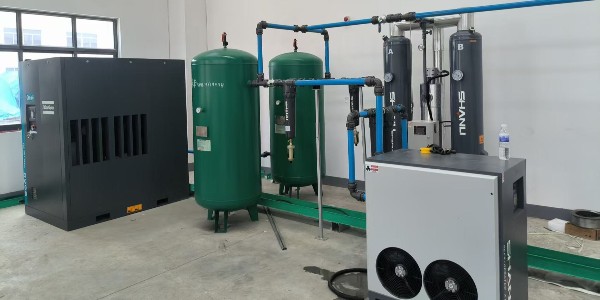 阿特拉斯空壓機55kW一套安裝完成，投入使用 | 睿寂行