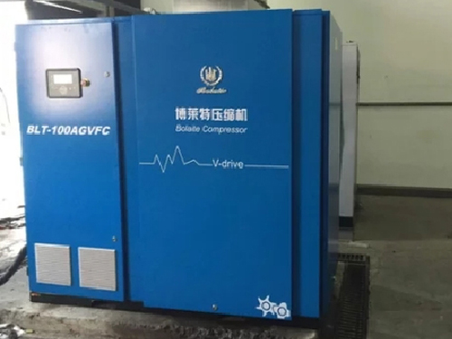 青島某橡膠廠選用睿寂行變頻螺桿空壓機(jī)